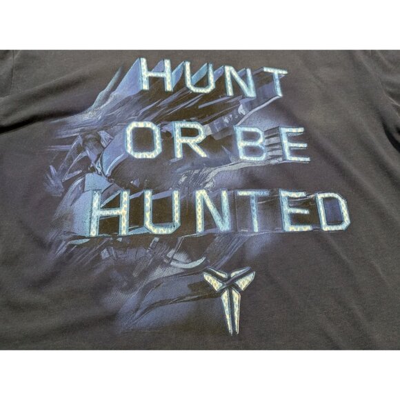 Nike Men's XL Kobe Bryant Black Mamba T Shirt Hunt or Be Hunted Blue Dri-Fit - Picture 4 of 9